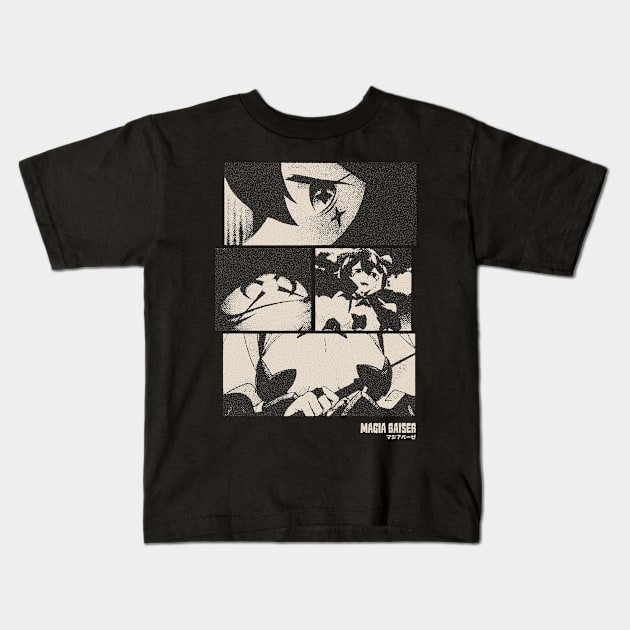 Magia Baiser Gloomy Halftone Fanart Design Kids T-Shirt by Gloomeeey